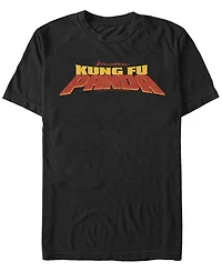 Fifth Sun Kung Fu Panda Men's Chest Logo Short Sleeve T-Shirt