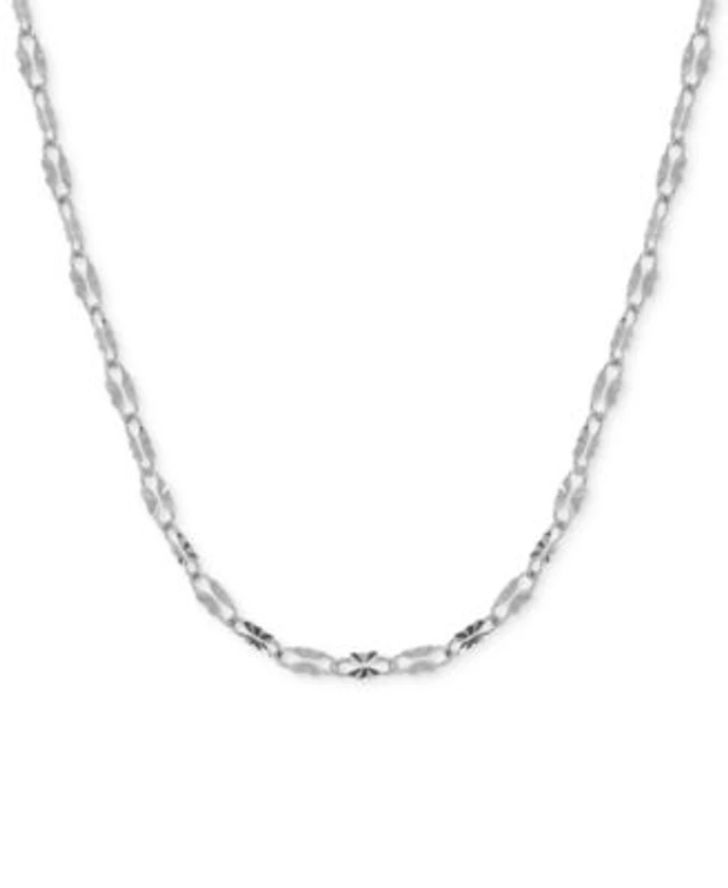 Now This Mirror Link Chains In Gold Or Silver Plate In 18 Or 24