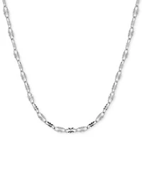 Now This Mirror Link Chains In Gold Or Silver Plate In 18 Or 24