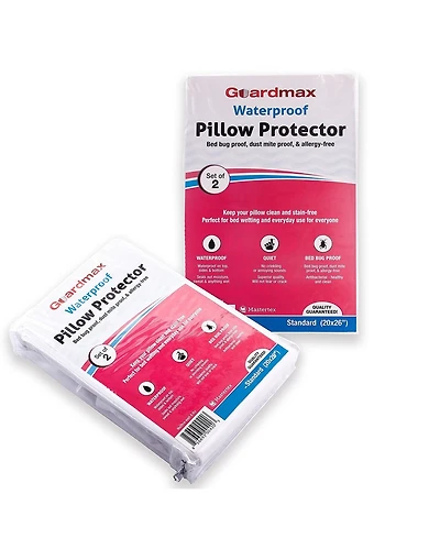 Waterproof Zippered Pillow Protector - Standard Size