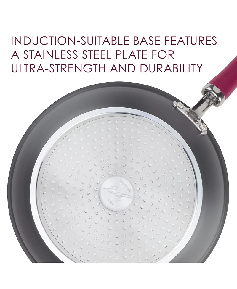 Rachael Ray Create Delicious Hard-Anodized Aluminum 11-Pc. Nonstick Cookware Set