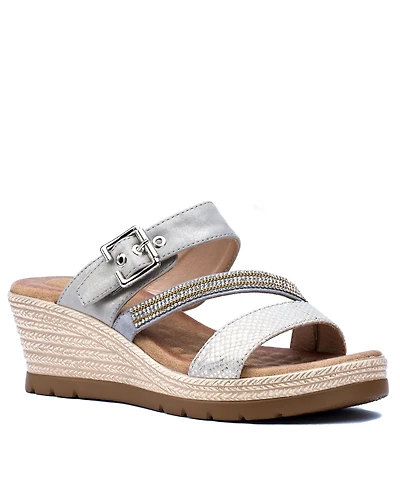 Gc Shoes Women's Monica Espadrille Wedge Sandals