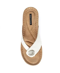 Gc Shoes Women's Dafni Thong Comfort Wedge Sandals