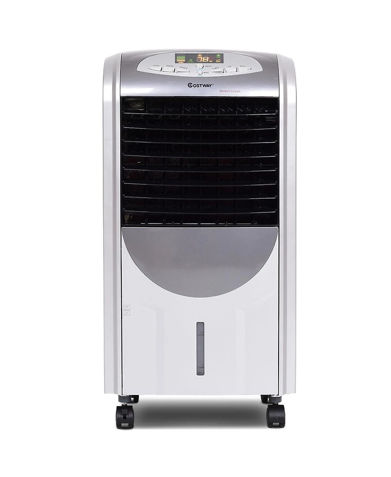 Portable Air Cooler Fan & Heater Humidifier with Washable Filter Remote Control
