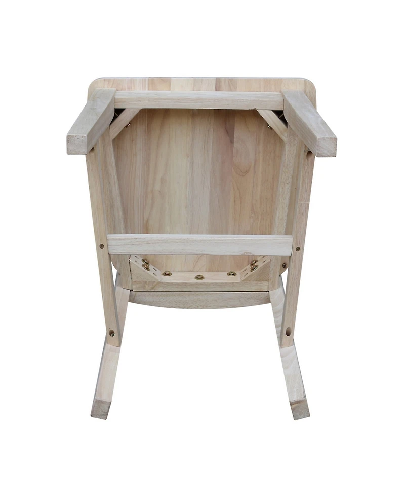 International Concepts San Remo Slat Back Chairs, Set of 2