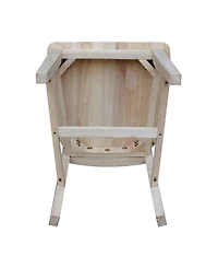 International Concepts San Remo Slat Back Chairs, Set of 2