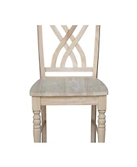 International Concepts Lattice Bar Height Stool
