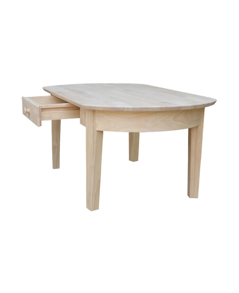 International Concepts Philips Oval Coffee Table
