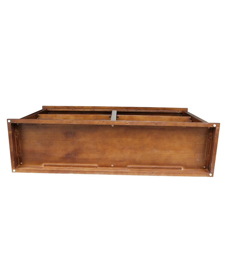 International Concepts Hampton Sofa Server Table with Shelves
