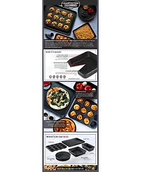 Granite Stone Diamond Pro 0.8MM Gauge Nonstick 5-Pc. Bakeware Set