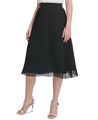 Dkny Pleated Midi Skirt