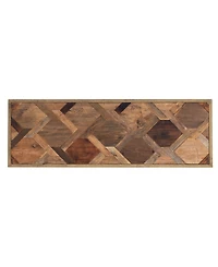Southern Enterprises Courtland Wood Patchwork Console Table