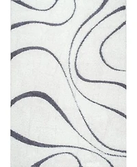 Nuloom Pattern Shag Cozy Soft Plush Caroyln Area Rug Collection