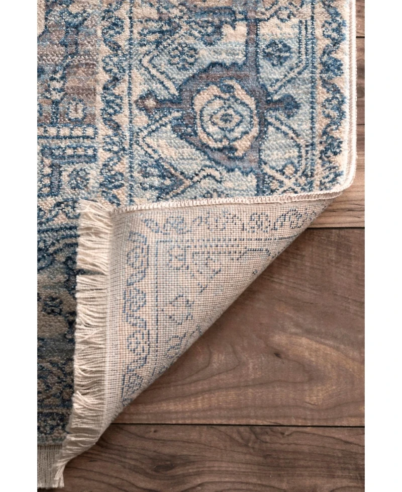 nuLoom Mystic Ehtel Medallion Fringe 8' x 10' Area Rug