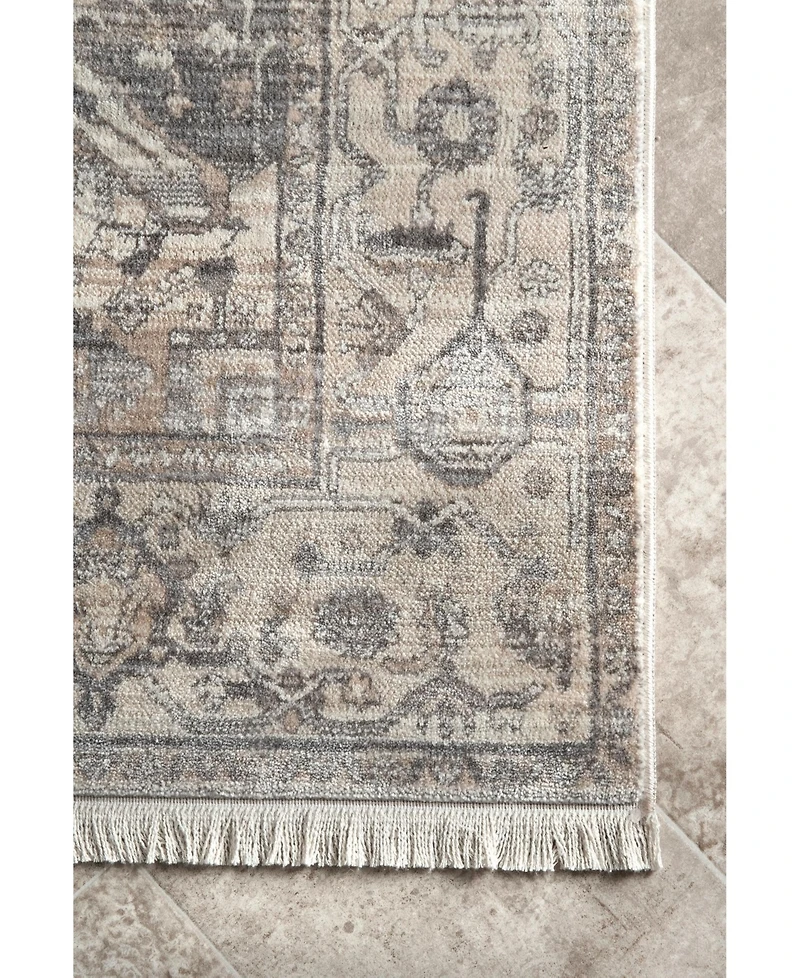 nuLoom Mystic Ehtel Medallion Fringe 8' x 10' Area Rug