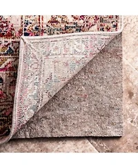Nuloom Luxe Pad Premium Snowflake Non Slip Grip Gray Rug Pad
