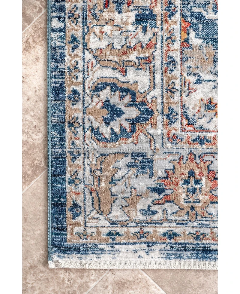 nuLoom Selina Kara Vintage-Inspired Gray 8' x 10' Area Rug