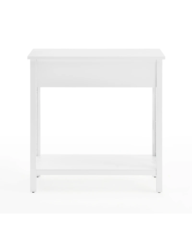 Alaterre Furniture Coventry Wood Console Table with Drawer and Shelf