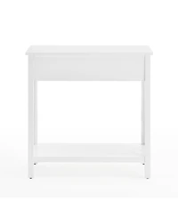 Alaterre Furniture Coventry Wood Console Table with Drawer and Shelf