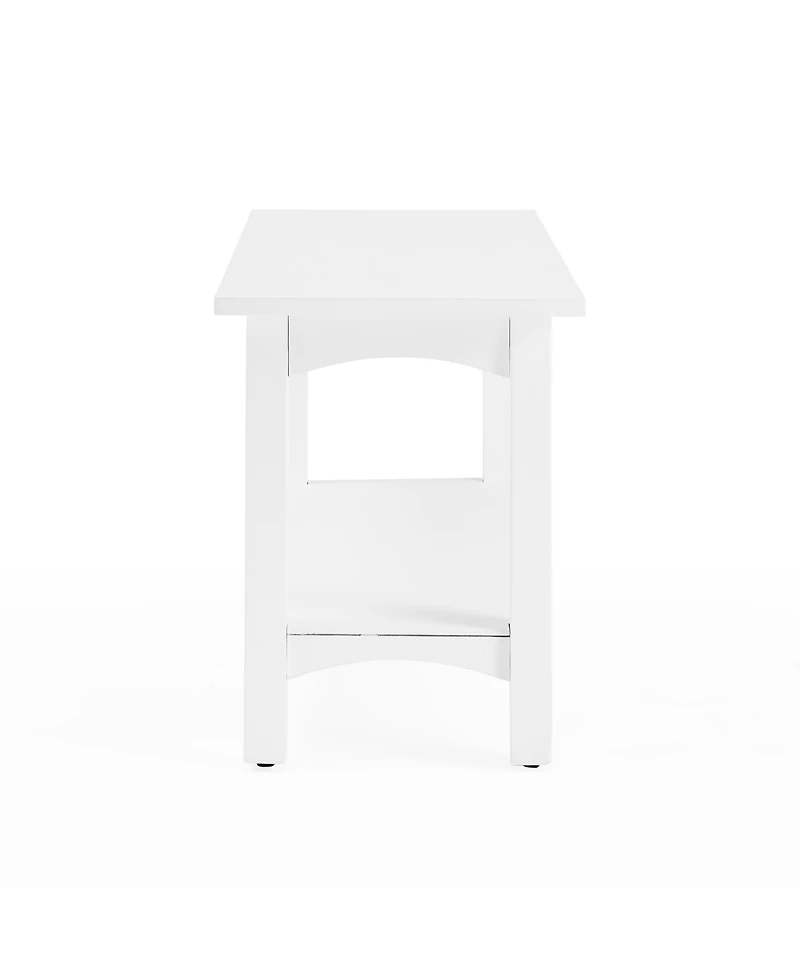 Alaterre Furniture Craftsbury Wood Entryway Bench