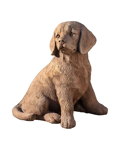 Campania International Golden Retriever Puppy Garden Statue
