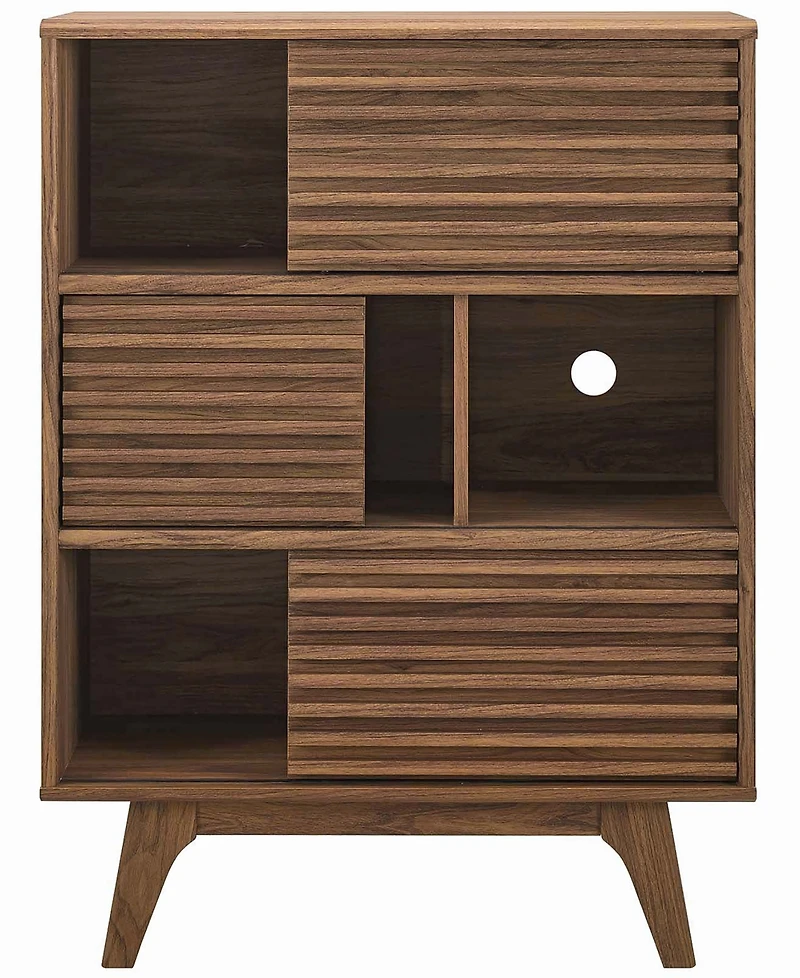 Modway Render 3-Tier Display Storage Cabinet Stand