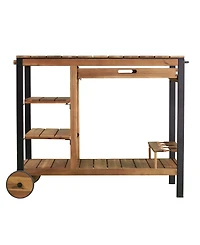 Southern Enterprises Briallen Outdoor Bar Cart