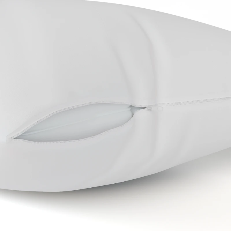 The Grand Hypoallergenic Breathable Pillow Protector with Zipper – White (2 Pack)
