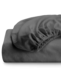 Bare Home Flannel Fitted Bottom Sheet, Twin