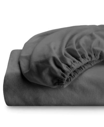 Bare Home Flannel Fitted Bottom Sheet