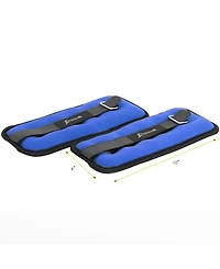 ProsourceFit Ankle Weights 3 lb, Set of 2, Blue