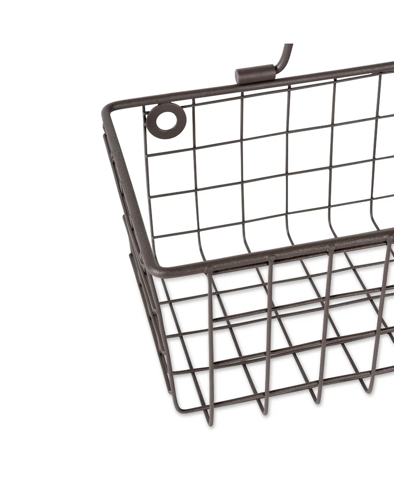 Design Imports Small Wire Wall Basket Set of 2