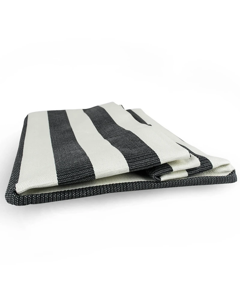 Design Imports Paper Bin Stripe Rectangle Small
