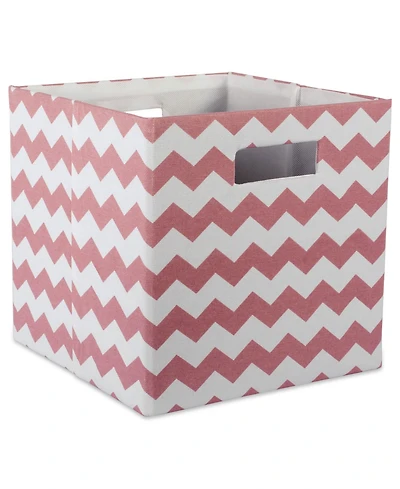 Design Imports Print Polyester Storage Bin