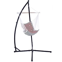 Durable Outdoor Metal X-Stand Only for Hanging Hammock Chair - 250 lb Weight Capacity
