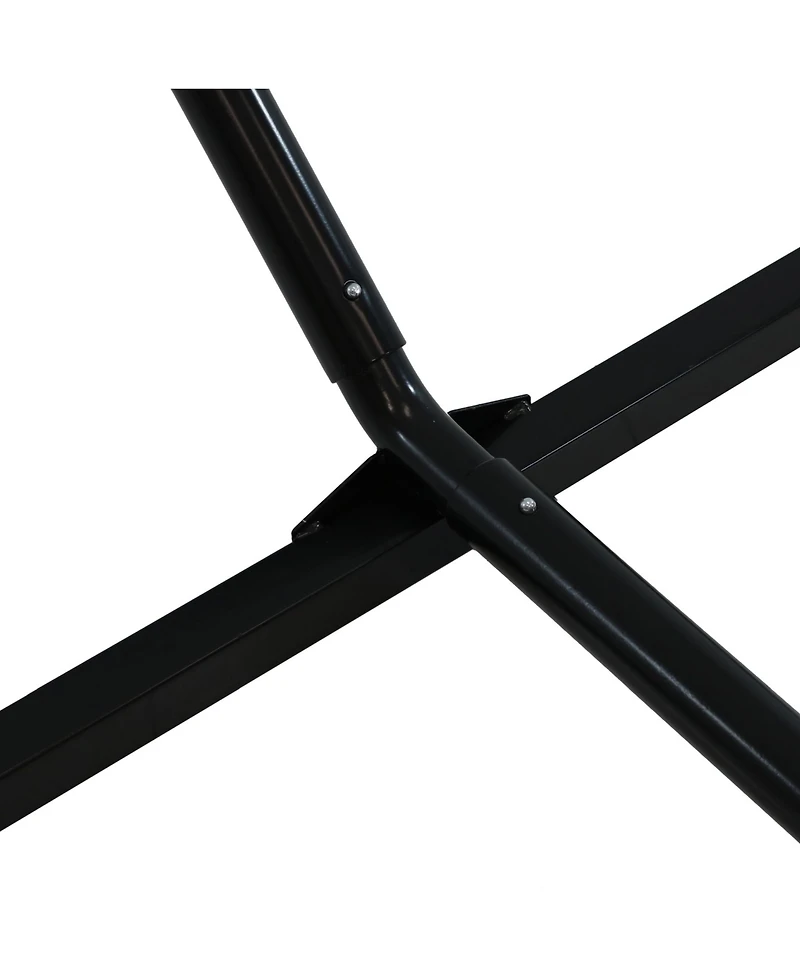 Large 2-Person Hammock Stand with Heavy-Duty Steel Beam Construction