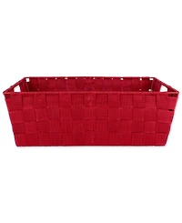 Design Imports Nylon Bin Basketweave Trapezoid Set of 2