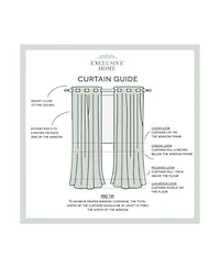 Exclusive Home Curtains Academy Total Blackout Grommet Top Curtain Panel Pair