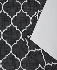 Exclusive Home Curtains Bensen Trellis Blackout Grommet Top Curtain Panel Pair Set Of 2