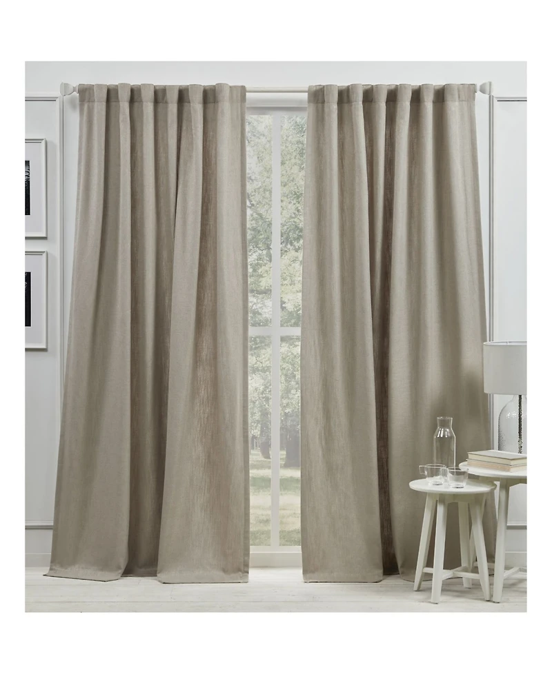 Lauren Ralph Vienna Light Filtering Back Tab Rod Pocket Curtain Panel