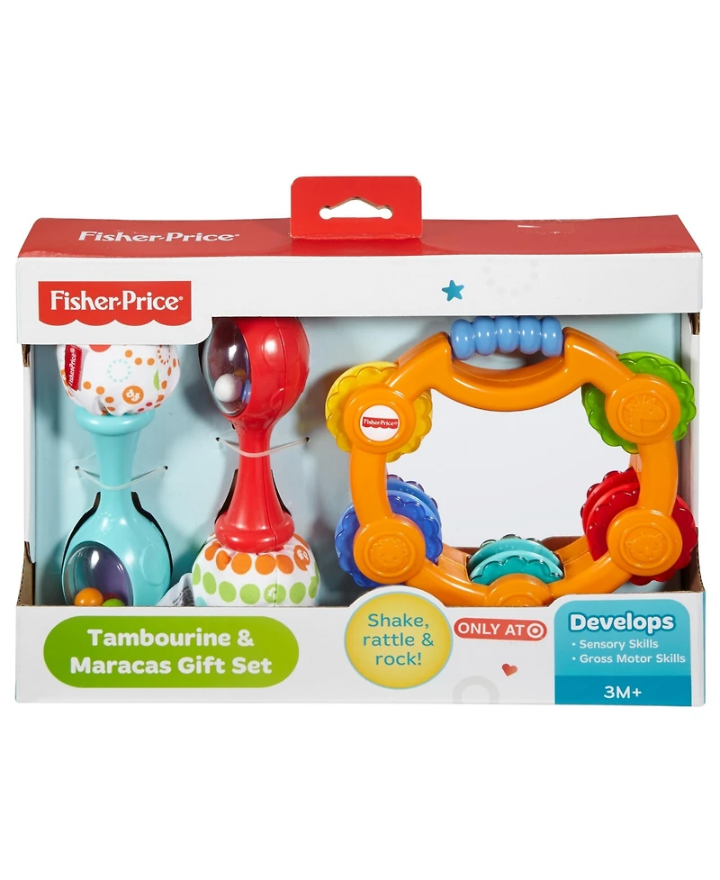 Fisher Price Tambourine & Maracas Gift Set