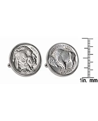 American Coin Treasures Buffalo Nickel Bezel Coin Cuff Links