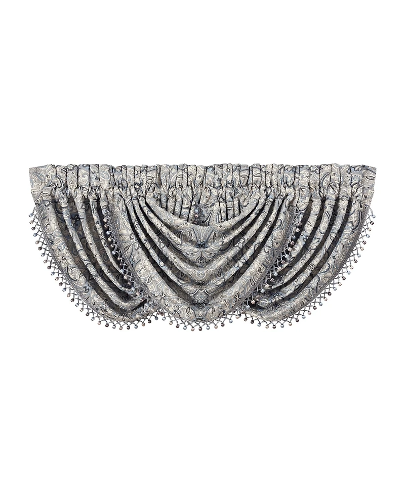 J Queen New York Alexis Waterfall Window Valance, 43" x 33"