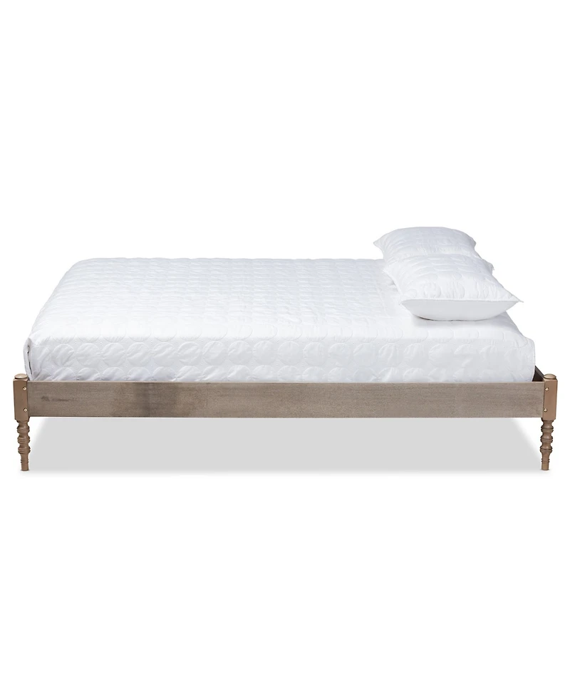 Furniture Cielle French Bohemian Queen Size Bed Frame