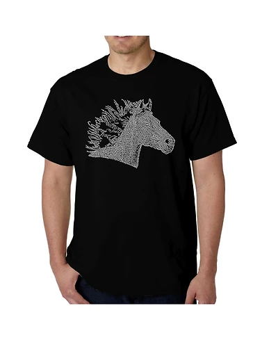La Pop Art Men's Word - Horse Mane T-Shirt