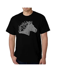 La Pop Art Men's Word - Horse Mane T-Shirt