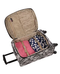 American Flyer Stripes 5 Piece Spinner Luggage Set