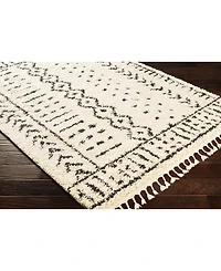 Livabliss Berber Shag Bbe-2311 Charcoal 5'3" x 7'3" Area Rug