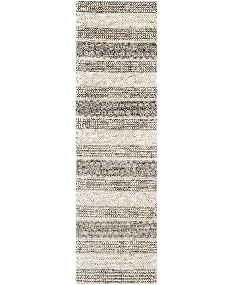 Surya Farmhouse Neutrals Fls-2301 Cream 2'6" x 8' Runner Area Rug