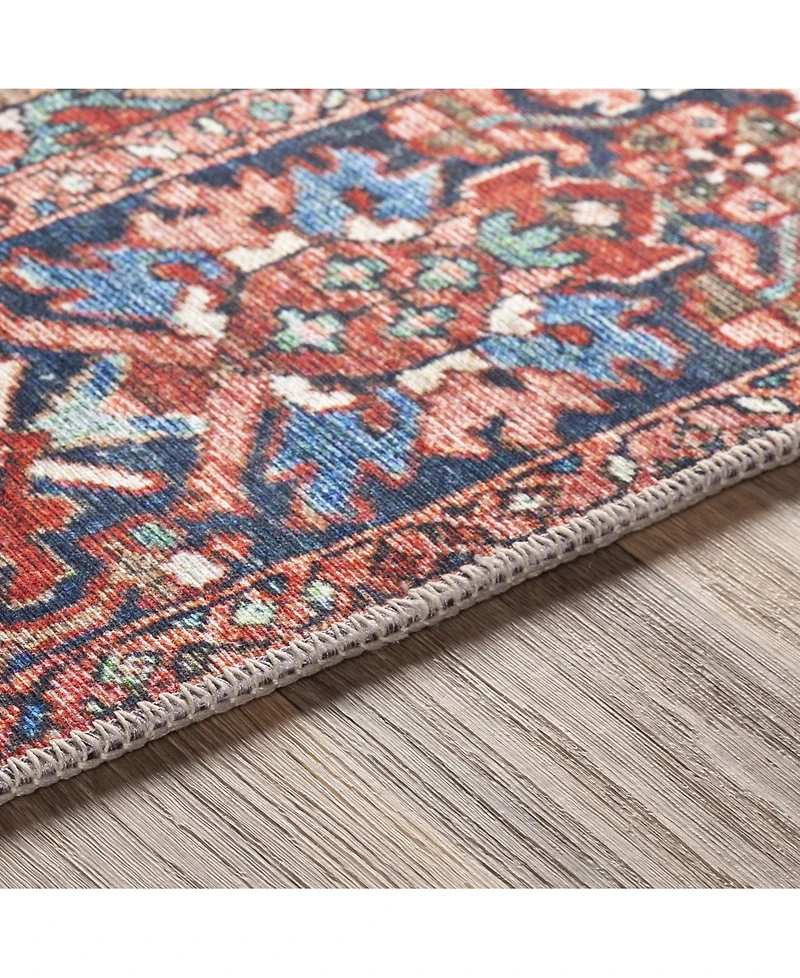 Livabliss Iris Irs-2310 Red 3'6" x 5'6" Area Rug